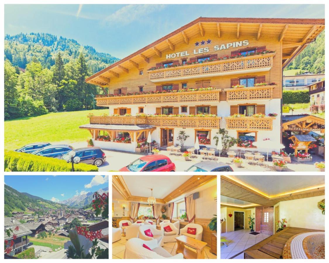 Hotel Les Sapins La Clusaz Bagian luar foto