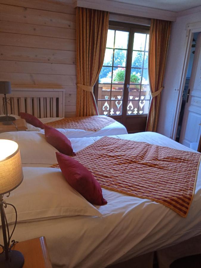 Hotel Les Sapins La Clusaz Bagian luar foto